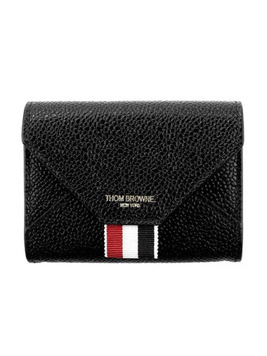 Envelope Card Wallet Black - THOM BROWNE - BALAAN 1