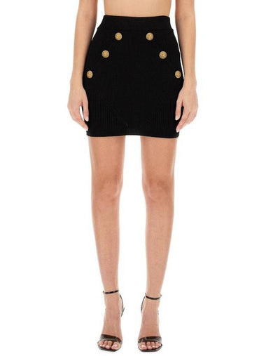 Balmain Knit Skirt - BALMAIN - BALAAN 1