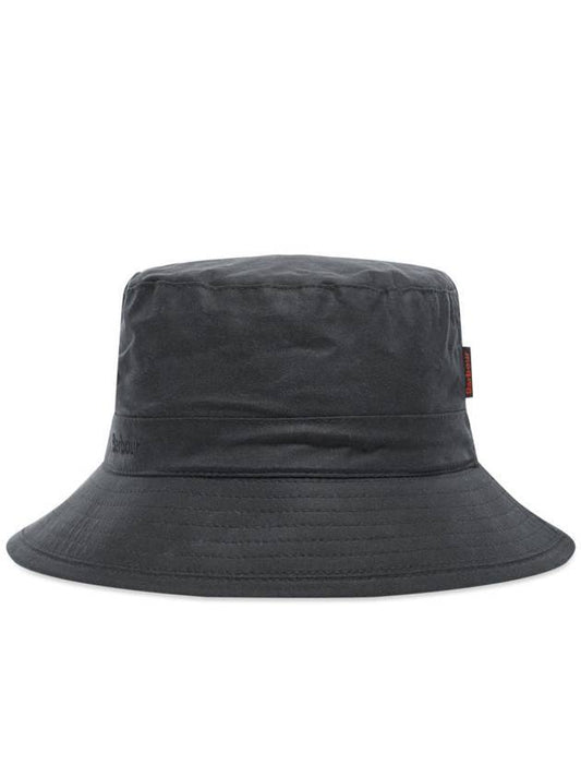 Wax Logo Bucket Hat Navy - BARBOUR - BALAAN 1