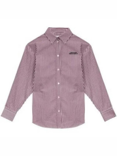 Fabrica Striped Long Sleeve Shirt Ecru Burgundy - ISABEL MARANT - BALAAN 2