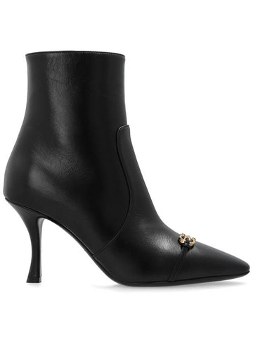 FERRAGAMO Heeled Ankle Boots Ludo, Women's, Black - SALVATORE FERRAGAMO - BALAAN 1