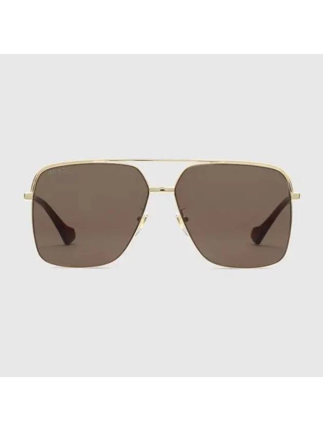 low nose bridge fit sunglasses gold tone metal 691357I33308023 - GUCCI - BALAAN 1