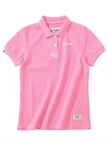 Golf Wear Women s Short Sleeve T Shirt HCW 2A AP01 PINK - HORN GARMENT - BALAAN 1