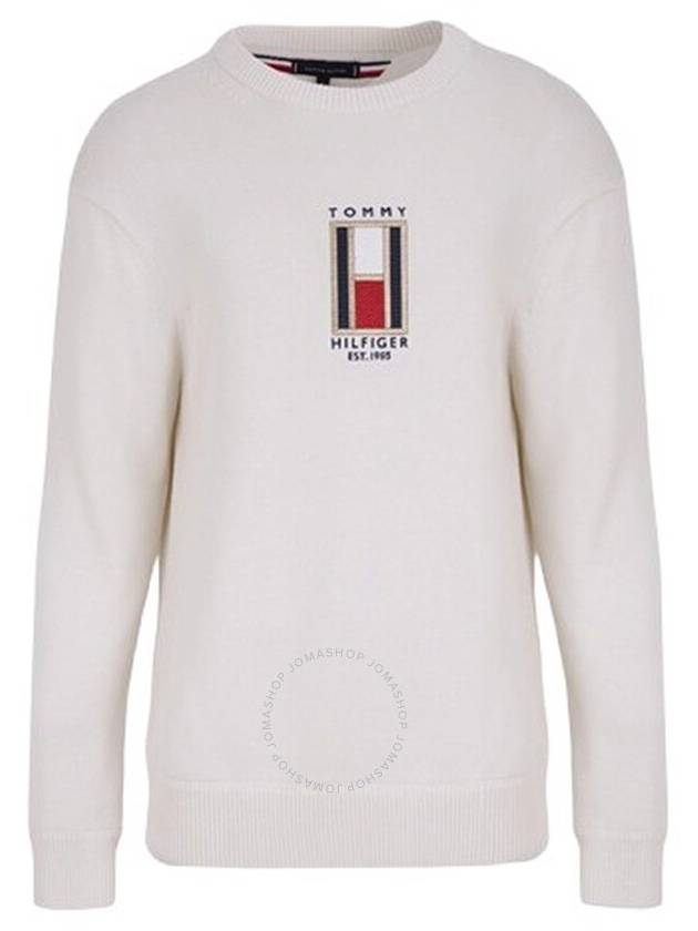 Tommy Hilfiger lock Embroidered Logo Sweater, Size Large - TOMMY HILFIGER - BALAAN 1