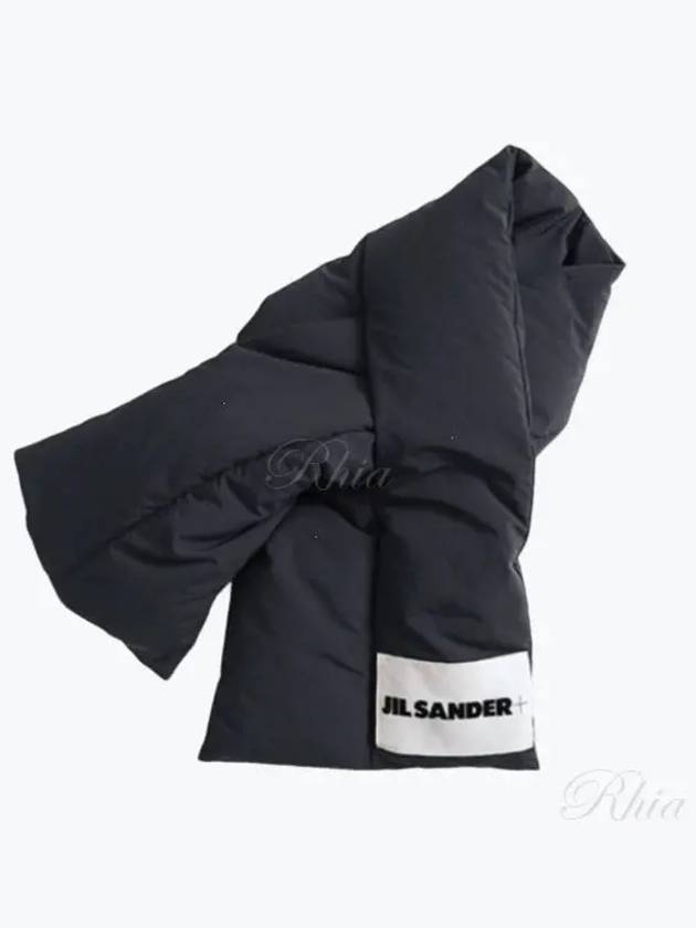 Logo Patch Down Muffler Black - JIL SANDER - BALAAN 2