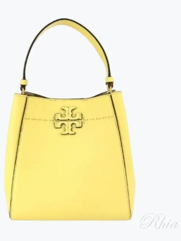 McGraw Small Tote Bag Yellow - TORY BURCH - BALAAN 2