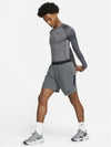 Pro Dri-Fit Swoosh Long Sleeve T-Shirt Grey - NIKE - BALAAN 7