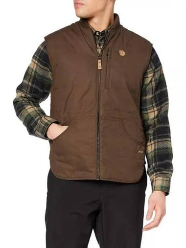 Men s Grimsey Vest Dark Olive 90501633 M - FJALL RAVEN - BALAAN 1