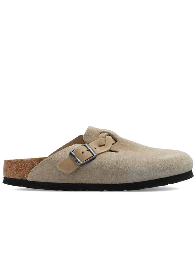 Boston Suede Mule Taupe - BIRKENSTOCK - BALAAN 2