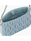 Women's Sassy Matelasse Shoulder Bag Blue - MIU MIU - BALAAN.