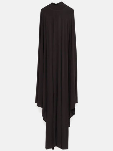 Hooded Draped Stretch-Jersey Maxi Dress - ALAIA - BALAAN 1