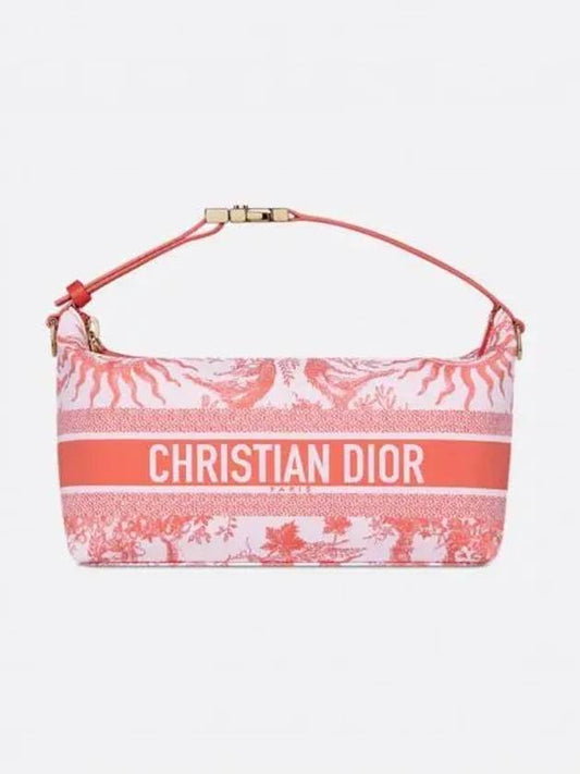 Dioriviera Nomad Medium Pouch Coral Orange - DIOR - BALAAN 2