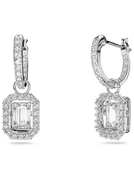 Millenia crystal drop earrings white silver - SWAROVSKI - BALAAN 1
