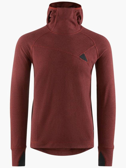 Men's Huge Mid Layer Hoodie Madder Red - KLATTERMUSEN - BALAAN 2