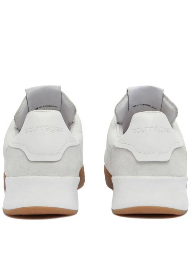 Club 02 Leather Low Top Sneakers White - COURREGES - BALAAN 5