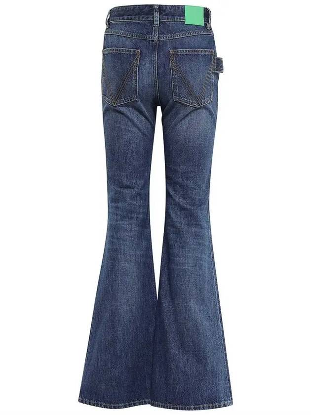 Rise Flare Denim Jeans Blue - BOTTEGA VENETA - BALAAN 4