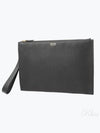 Simple Logo Clutch Bag Black - TOM FORD - BALAAN 2