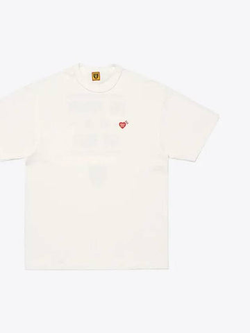 Heart badge short sleeve t shirt white HM28CS030 - HUMAN MADE - BALAAN 1