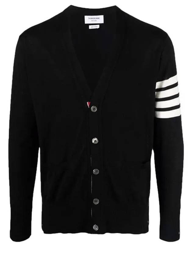 Cardigan BLACK MKC002A Y1014 001 - THOM BROWNE - BALAAN 1