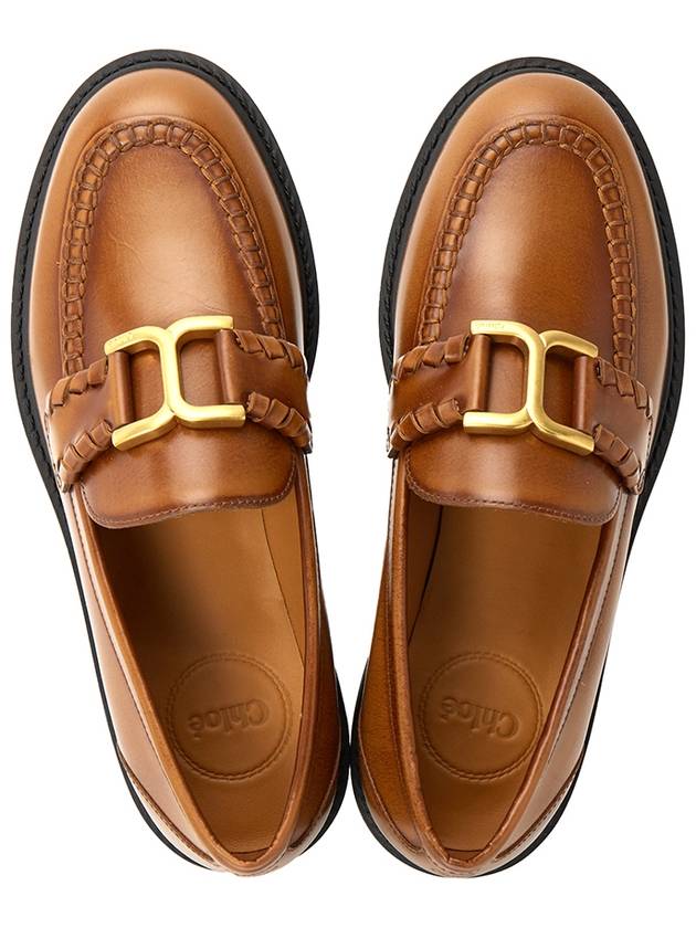 Marcie Calfskin Loafers Brown - CHLOE - BALAAN 3