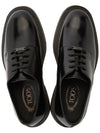 Lace-Up Leather Derby Black - TOD'S - BALAAN.