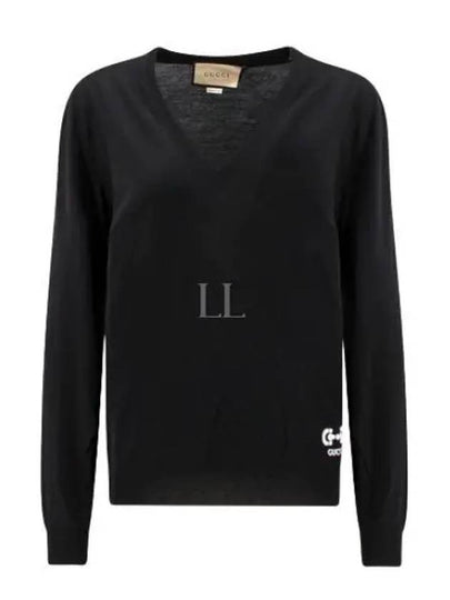 Women's Horsebit Knit Top Black - GUCCI - BALAAN 2