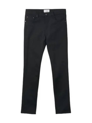 slim fit pants black - AMI - BALAAN 1