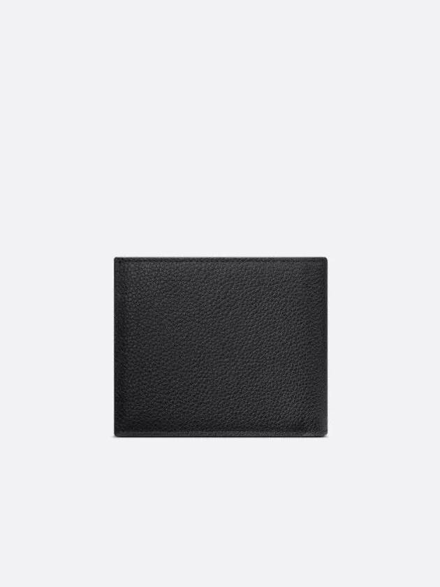 Grained Calfskin Half Wallet Black - DIOR - BALAAN 5