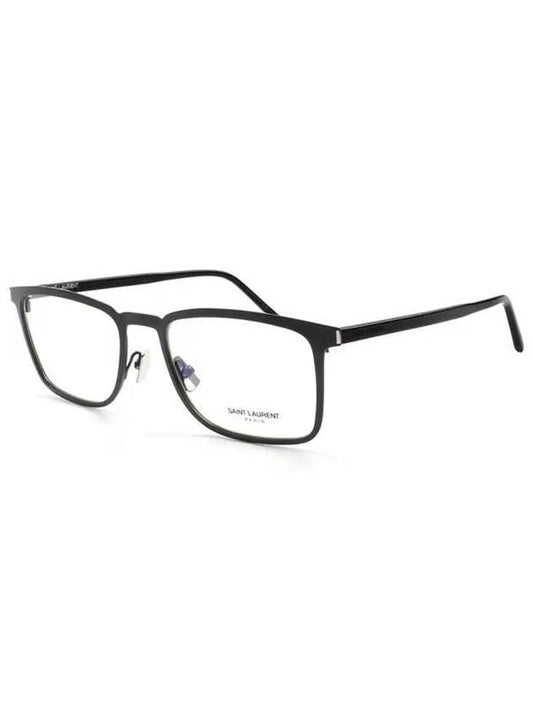 Eyewear Metal Square Glasses Black - SAINT LAURENT - BALAAN 1