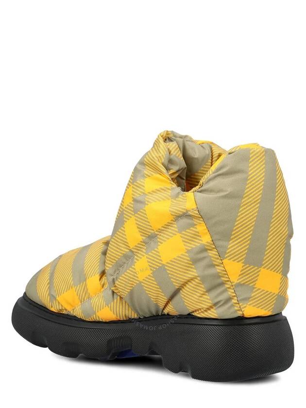 Check Pillow Padded Winter Boots Hunter - BURBERRY - BALAAN 3