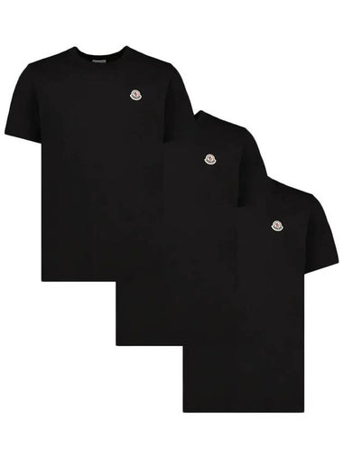 3 pack t shirt black 8C000 25 829H8 999 - MONCLER - BALAAN 1