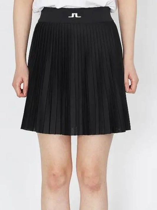 Women's Binx Pleated Skirt Black - J.LINDEBERG - BALAAN 2