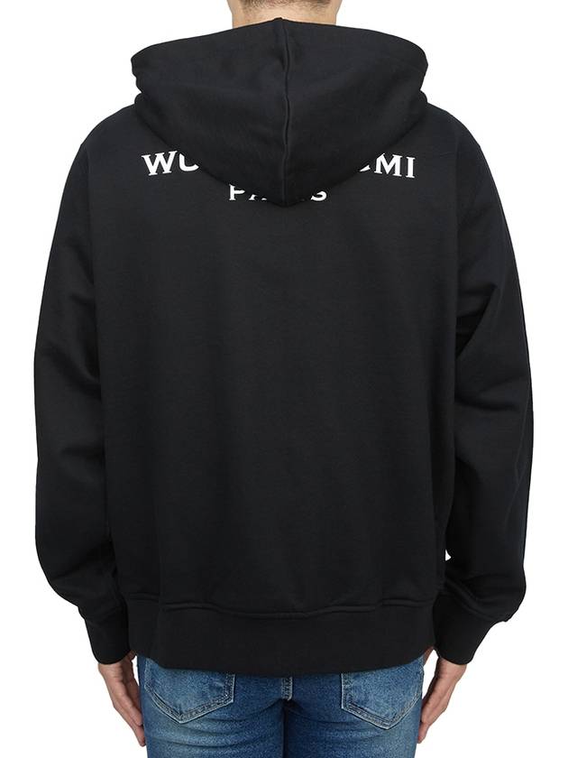 Back logo hooded zip up black - WOOYOUNGMI - BALAAN 5