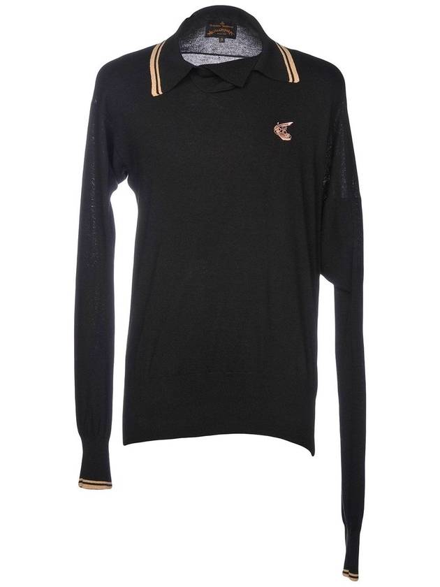 Vivienne westwood squiggle knit polo shirt - VIVIENNE WESTWOOD - BALAAN 1