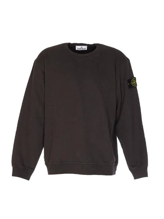 Waffen Patch Crew Neck Sweatshirt Dark Grey - STONE ISLAND - BALAAN 1