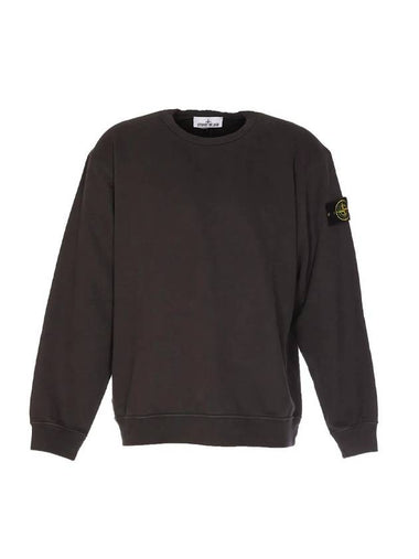 Wappen Patch Crew Neck Sweatshirt Dark Grey - STONE ISLAND - BALAAN 1