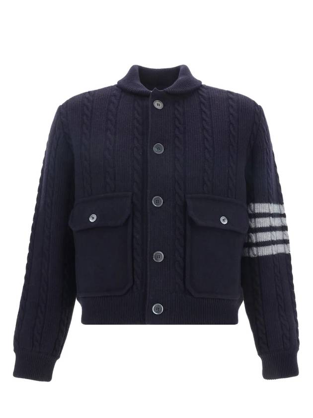 Jacket MKJ119AY1019 415 NAVY - THOM BROWNE - BALAAN 1