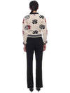 Rose intarsia cable knit cardigan FKC603BY1506 - THOM BROWNE - BALAAN 6