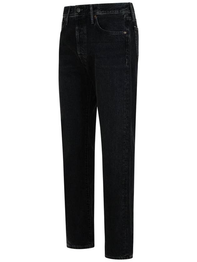 Regular Fit Straight Jeans Black - ACNE STUDIOS - BALAAN 3