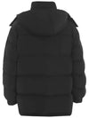 Puffer Bold Fox Head Patch Nylon Hood Padding Black - MAISON KITSUNE - BALAAN 4