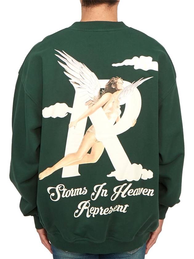 Storms In Heaven Sweatshirt Racing Green - REPRESENT - BALAAN 5