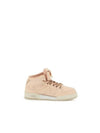 Match FF Logo High Top Sneakers Pink - FENDI - BALAAN 2