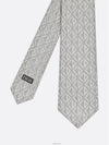 Men's CD Diamond Silk Tie Grey - DIOR - BALAAN 3