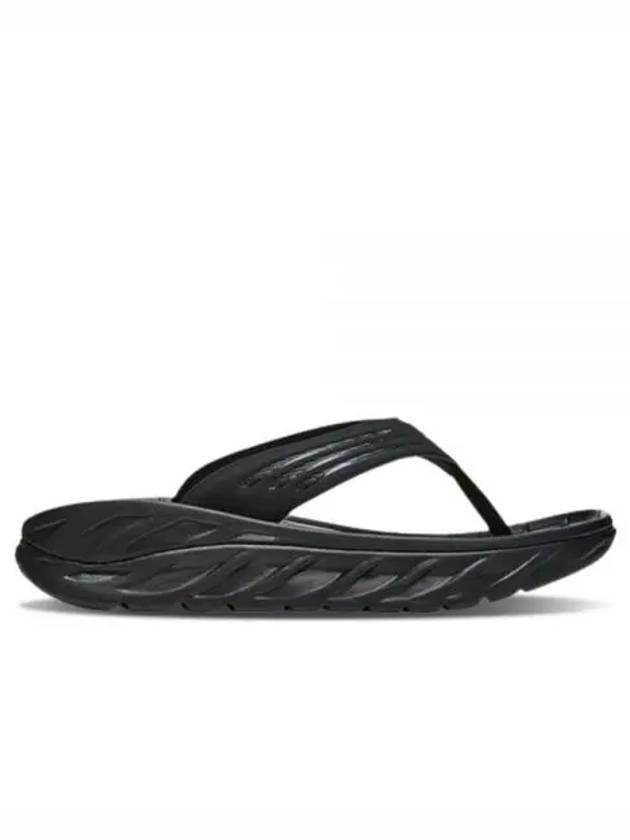 Ora Recovery Flip Flops Black - HOKA ONE ONE - BALAAN 2