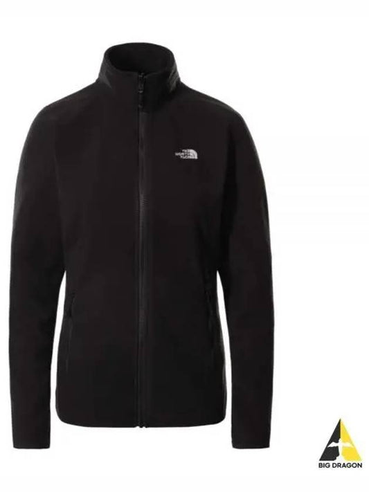 Women's Glacier Fleece Zip-Up Jacket Black - THE NORTH FACE - BALAAN 2