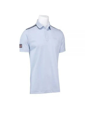 24 Stars Stripes Polo TLPMS117J SKY Men s - TITLEIST - BALAAN 1