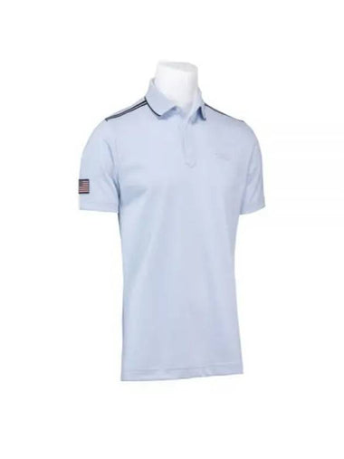 24 Stars Stripes Polo TLPMS117J SKY Men s - TITLEIST - BALAAN 1