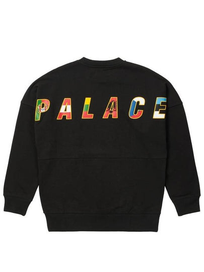 Euro Don Crew Neck Black EU Don Crew Black - PALACE - BALAAN 2