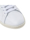 Women's SL 08 Smooth Leather Low Top Sneakers Blanc Optic - SAINT LAURENT - BALAAN.