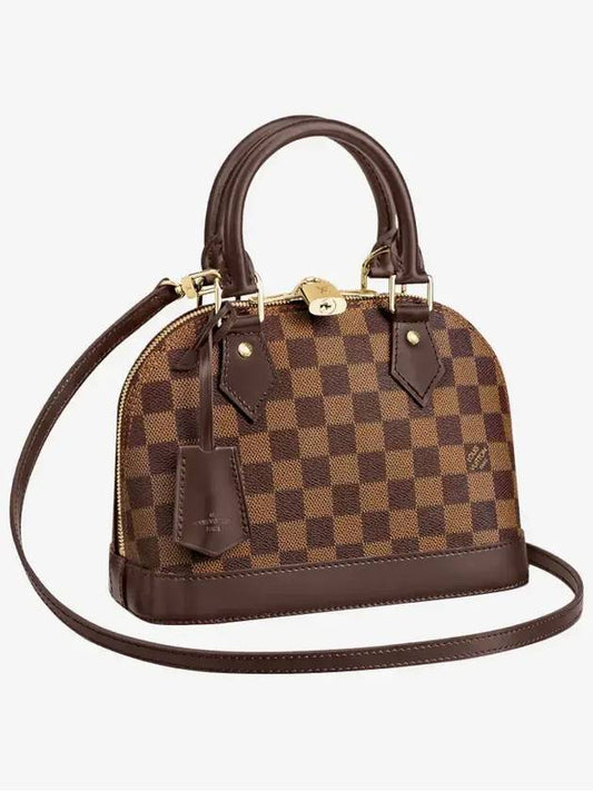 Alma BB Damier Tote Bag Brown - LOUIS VUITTON - BALAAN 2